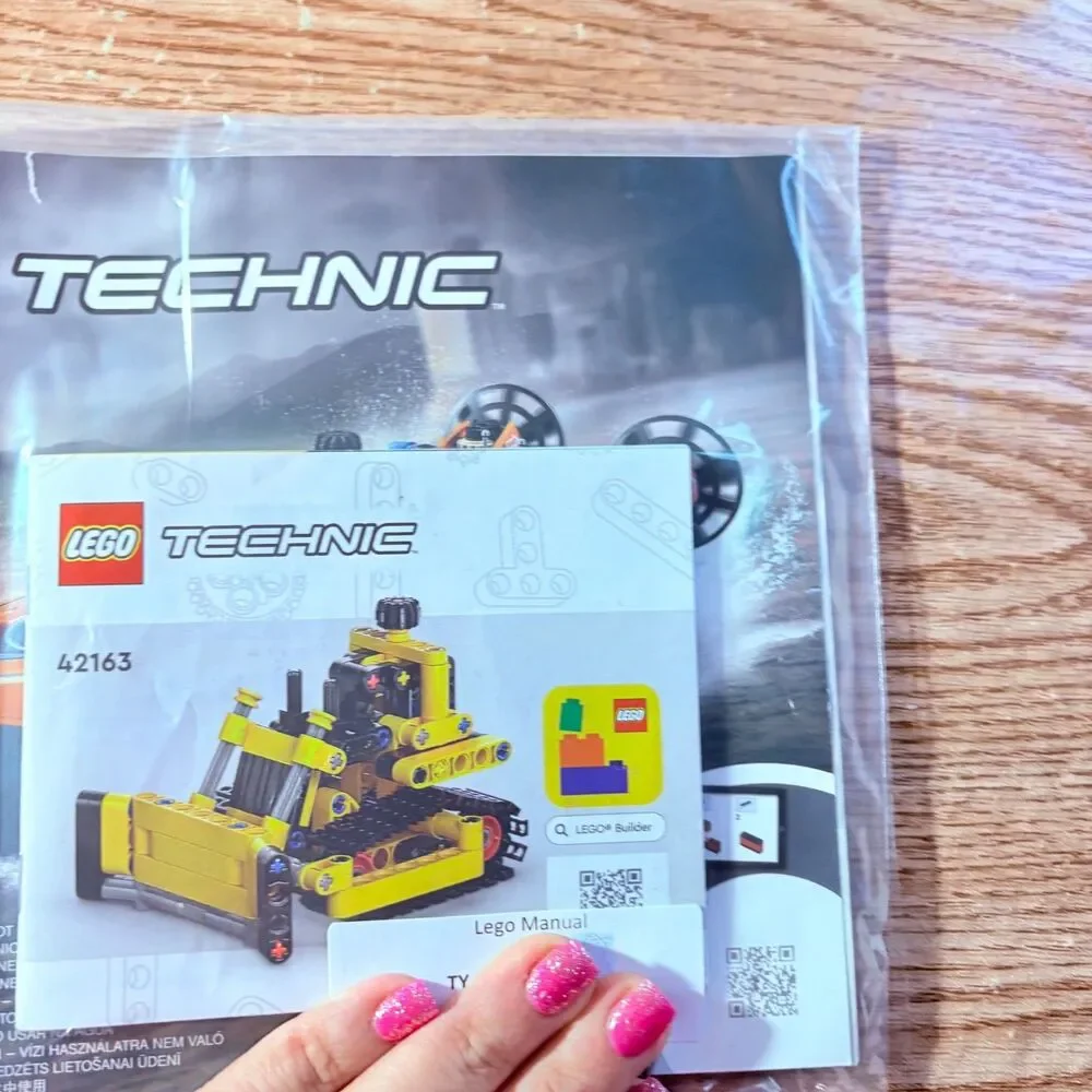 LEGO Technic 42120 and 42163 Rescue Hovercraft Instruction Manual Book Only